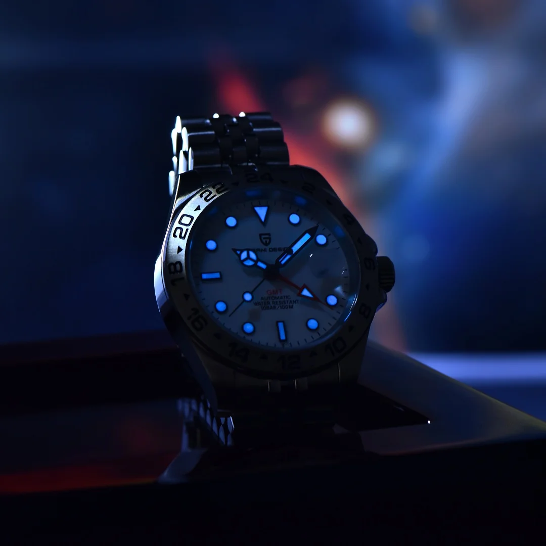 2026 PAGANI Design New Men's Automatic Mechanical Watches GMT Watch 42mm Sapphire Stainless Steel Waterproof Watch Reloj Hombre