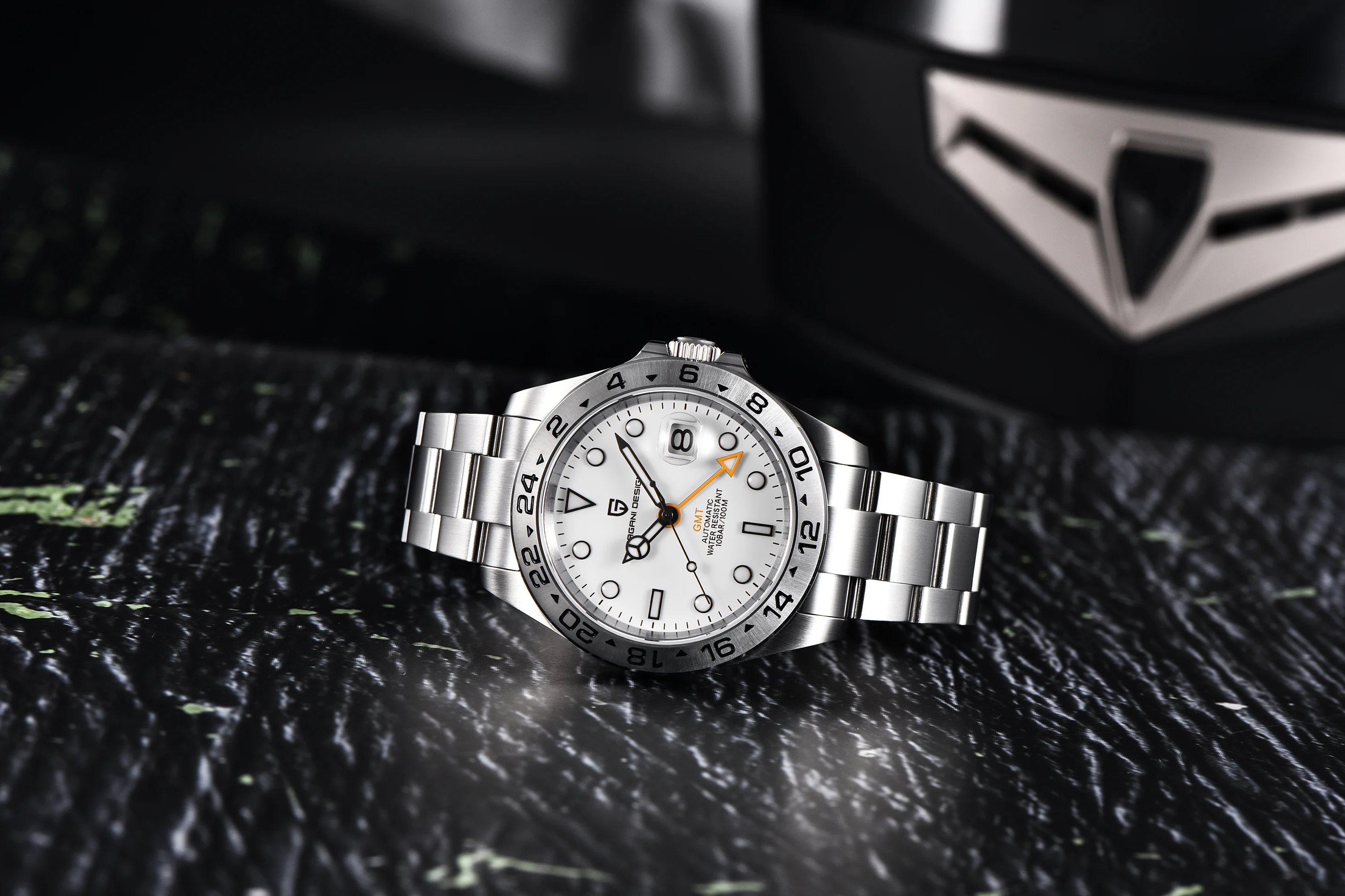 2026 PAGANI Design New Men's Automatic Mechanical Watches GMT Watch 42mm Sapphire Stainless Steel Waterproof Watch Reloj Hombre