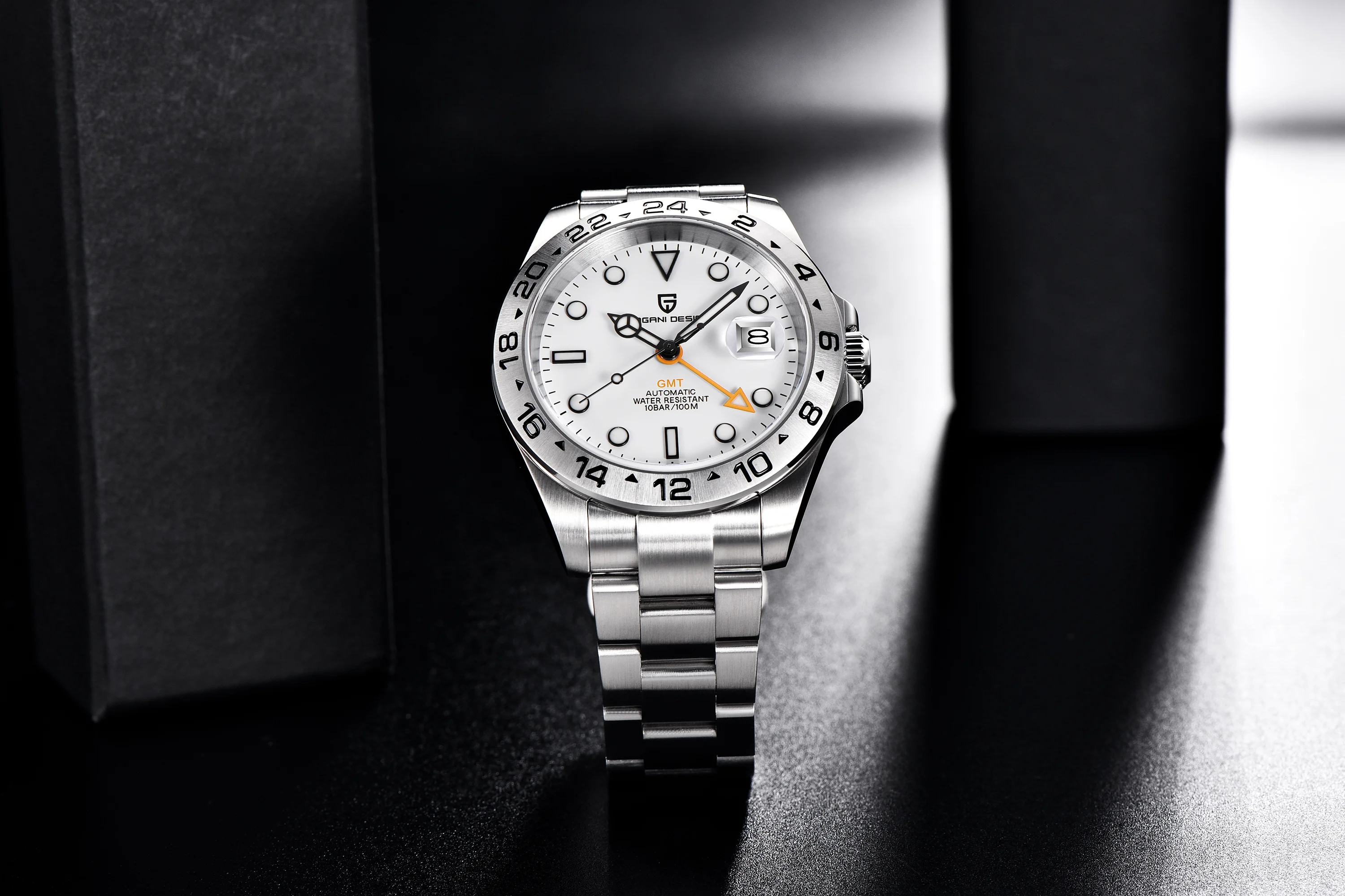 2026 PAGANI Design New Men's Automatic Mechanical Watches GMT Watch 42mm Sapphire Stainless Steel Waterproof Watch Reloj Hombre