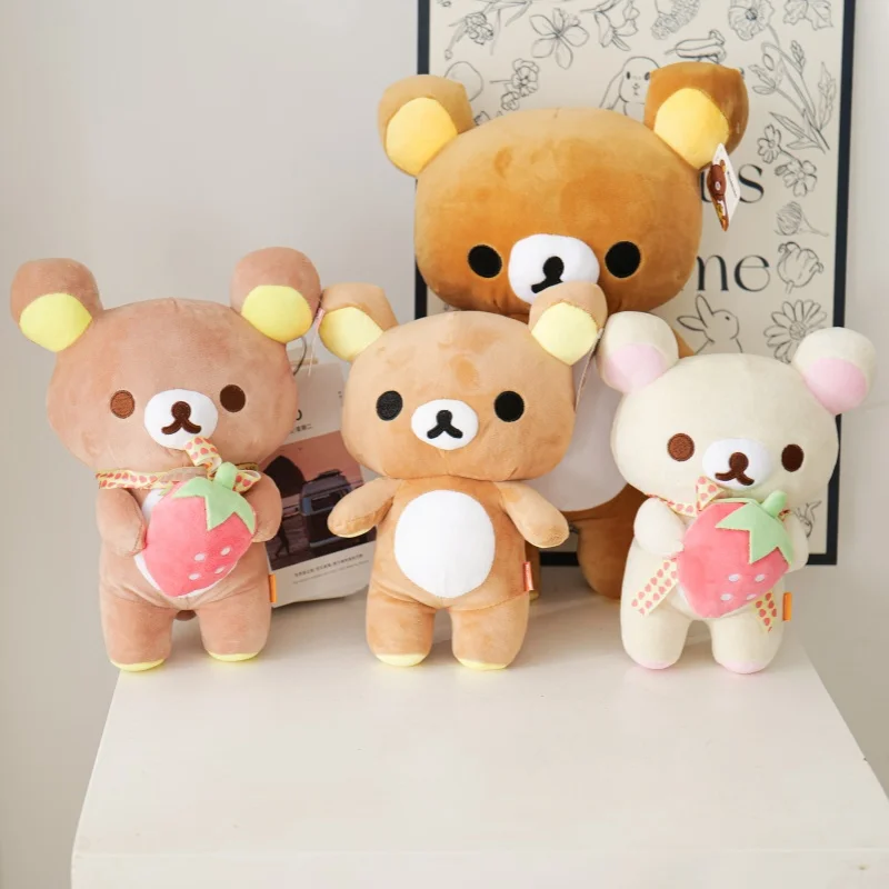 Rilakkuma Plush collection Teddy Bear Peluche Lovely Anime Bear Stuffed Doll Kawaii Room Decor Soft Birthday Xmas Gifts