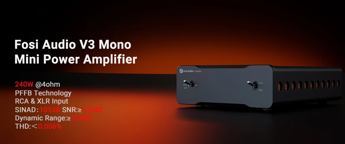 Fosi Audio BOX X5 HIFI Phono Preamp, Mini Preamplifier Home Audio for MM/MC Cartridge Turntable RIAA Preamplifier Compact with V