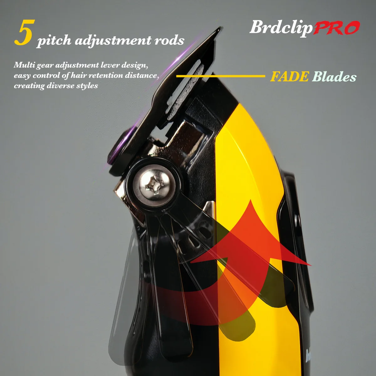 BRDCLIP Hair Clippers Rechargeable Clippers Barber Adjustable Hair Cut Machine Cordless LED Display Clippers Set BRD-619 BRD-339