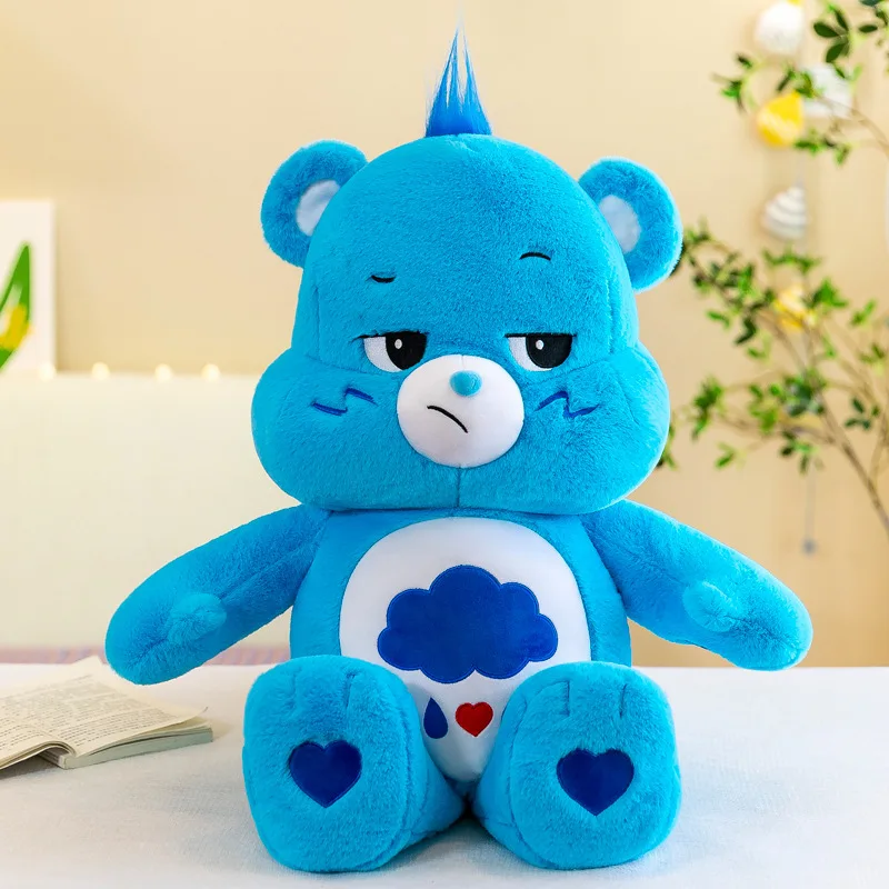 30CM Carebears Kawaii Rainbow Bear Plush Toy Lovely Anime Colorful Bear Stuffed Doll Room Decor Lovely Bear Birthday Gift