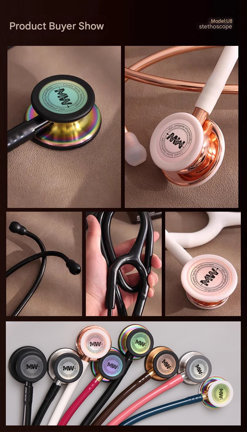 Medical Double Sided Stethoscope Professional Cardiology Stethoscope Nurse Doctor Stethoscope Medical Equipment Health Care