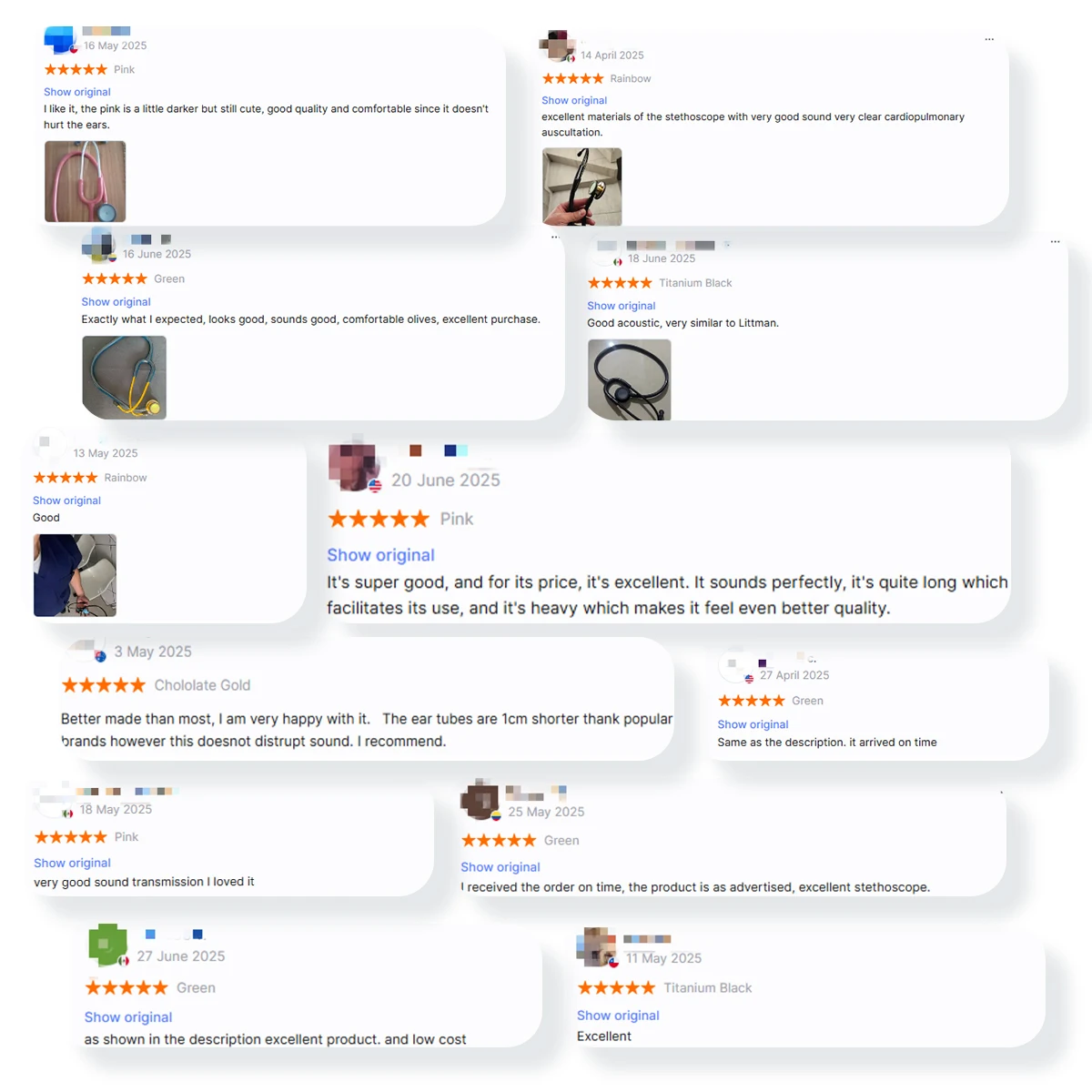 Medical Double Sided Stethoscope Professional Cardiology Stethoscope Nurse Doctor Stethoscope Medical Equipment Health Care
