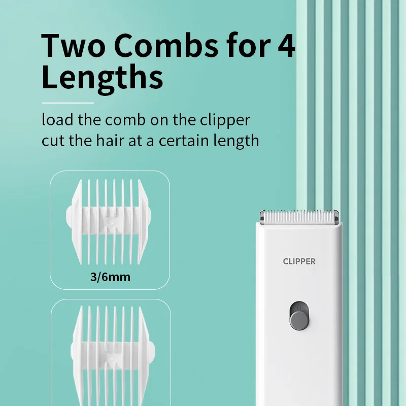 Dog Hair Clipper Electric Pet Hair Trimmer Low Noise Shaver For Dog Cats Cordless Rechargeable Professional Pet Grooming Tools