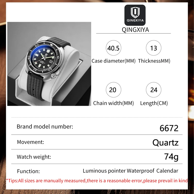 QINGXIYA New Business Mens Watches Top Brand Luxury Quartz Watch For Men Waterproof Date Clock Sport Watch Relogio Masculino+Box