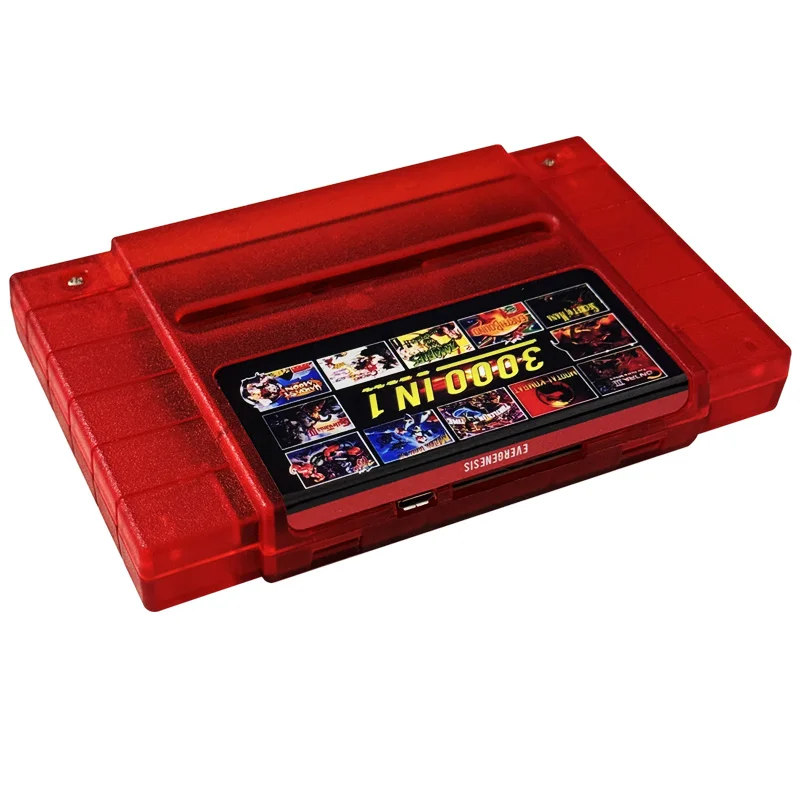 SNES 3000 in 1 Game Card With 8GB TF Card SFC V12 Game Cartridge For SFC Super Famicom US Game Console Game Accessories