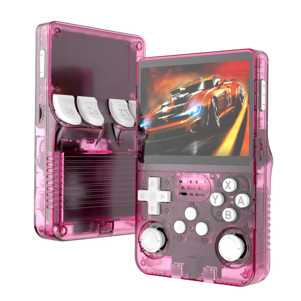 BOYHOM 256G/128G/64G R36S ARKOS 2.0 Retro Handheld Game Console 3.5'' IPS screen,Portable Pocket Game Player for  children gift