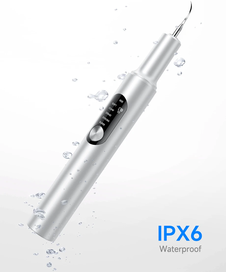 6600W Ultrasonic Electric Dental Scaler for Teeth Plaque Remover UV Disinfection Dental Tartar Calculus Tooth Cleaner