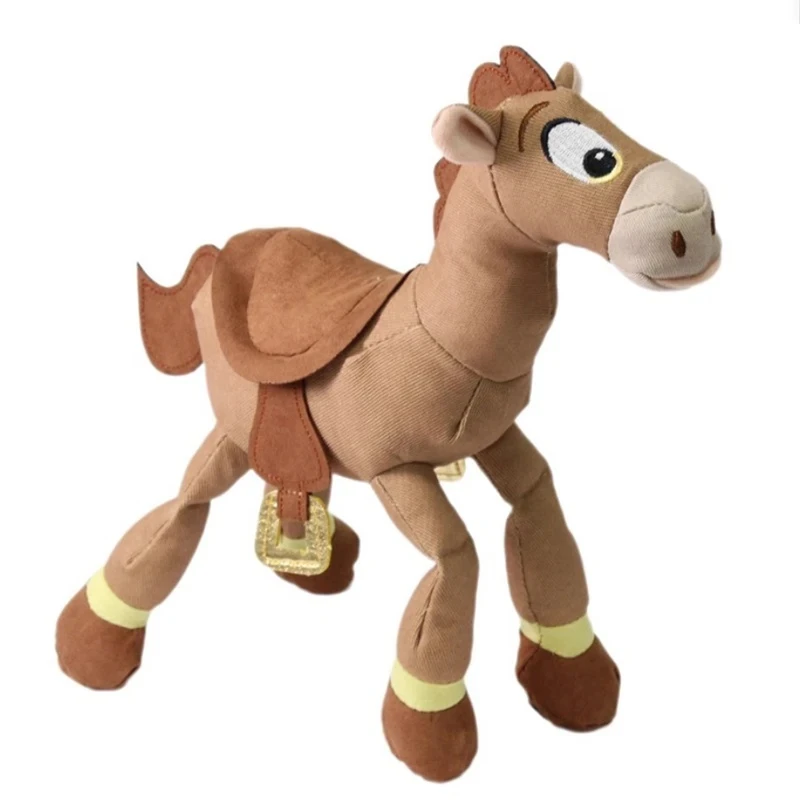 New Cartoon Horse Stuffed Plush Doll 25cm Cute Animal Soft Plush Toy Desktop Ornament Perfect Birthday Holiday Gift For Girls