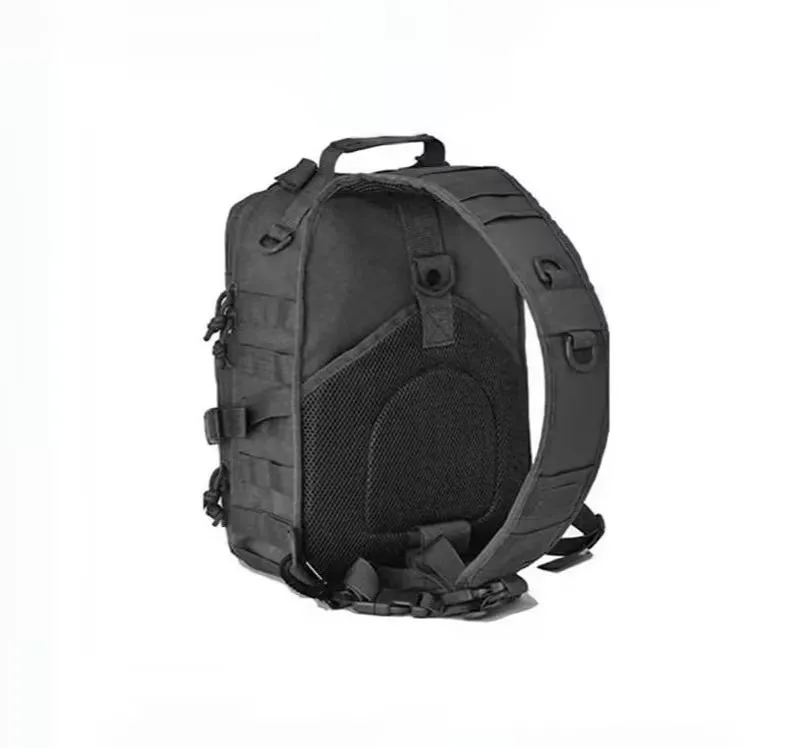 HOMEFISH Men's Multifunctional Tactical Shoulder Bag, Waterproof Camouflage Chest Bag, Large Capacity Crossbody Bag