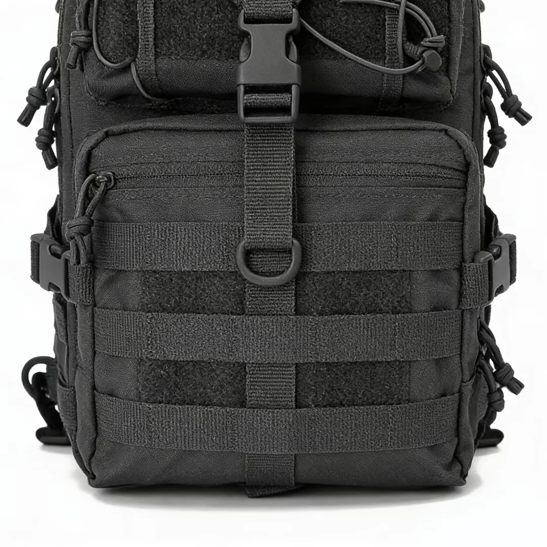 HOMEFISH Men's Multifunctional Tactical Shoulder Bag, Waterproof Camouflage Chest Bag, Large Capacity Crossbody Bag