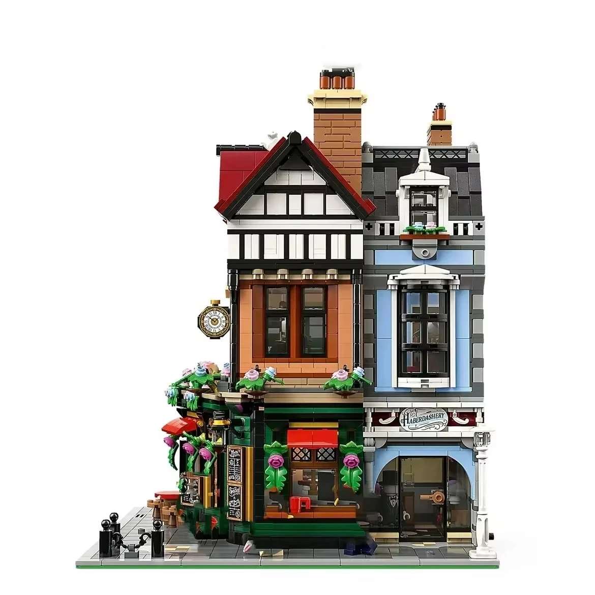 2026 new retro British street corner building blocks children's toys birthday gift architectural street view bricks