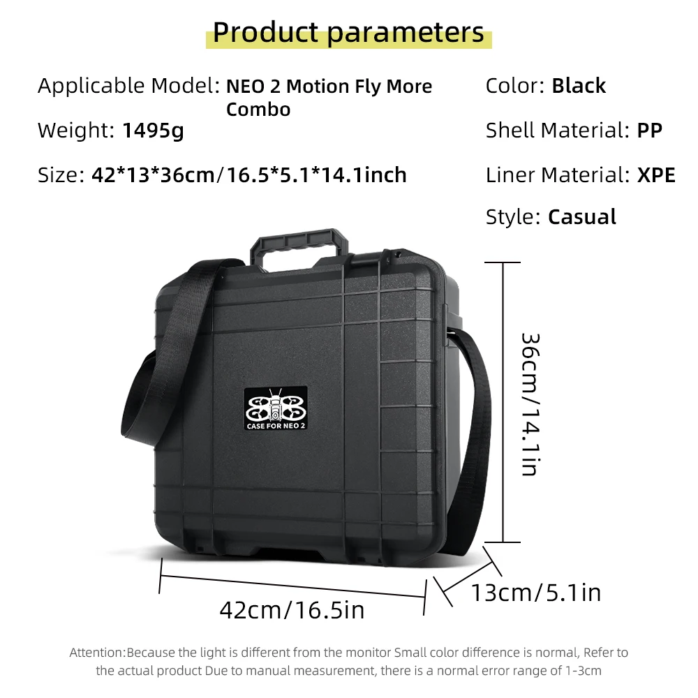 Explosion-proof Suitcase for NEO 2 Hard-shell Carry Case Waterproof Case Storage Box For DJI Neo 2 Drone Accessories
