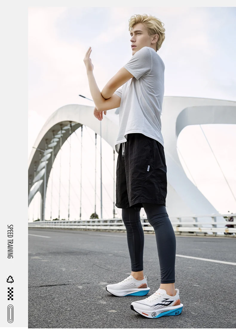 Running Shoes Carbon Board Profession Marathon Men Sports Breathable Lightweight Women's Comfortable Athletic Nonskid Sneakers