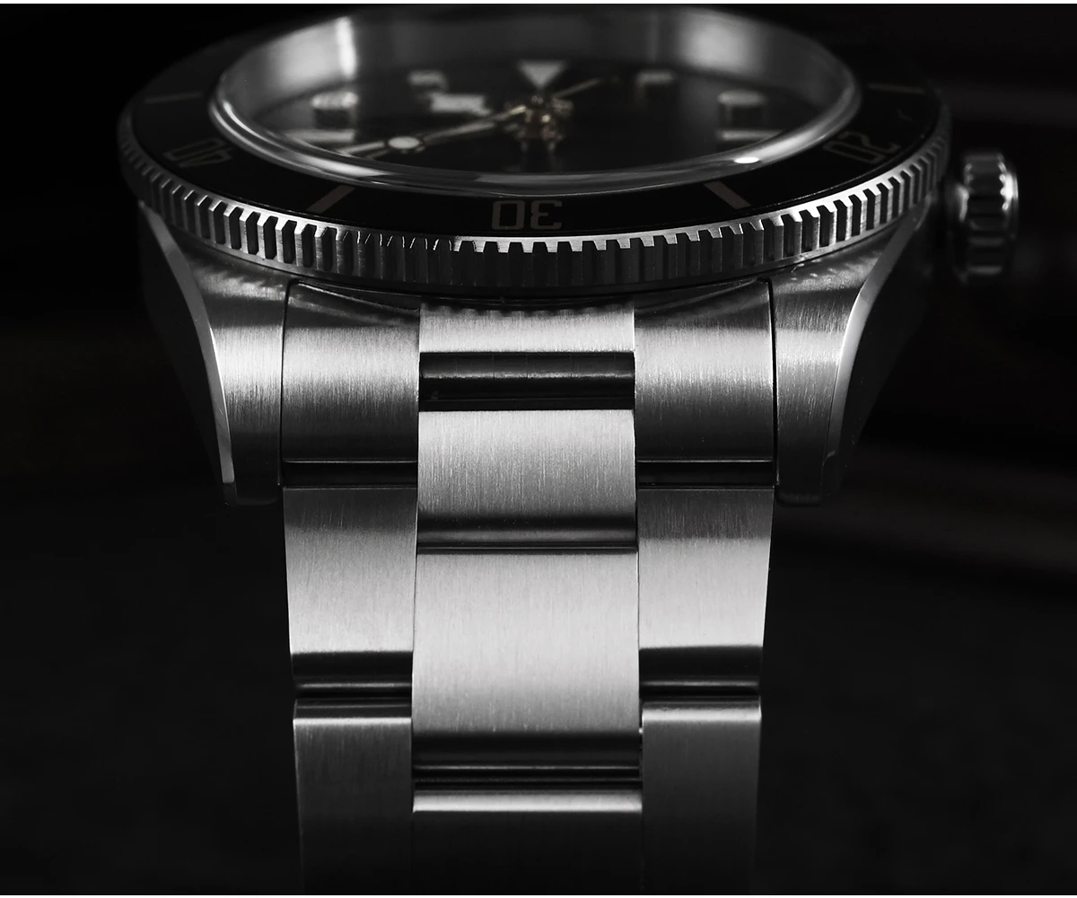 San Martin New Upgraded 37mm BB54 Vintage Men Diver Watch ST2130 Automatic Mechanical Sapphire Luminous Waterproof 200m SN0138
