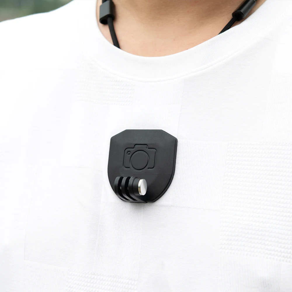 Terebento Magnetic Neck Strap Hold Mount Bracket Adapter With Lanyard For DJI Action 4/Gopro/Pocket 3/Insta360 X4 Accessories