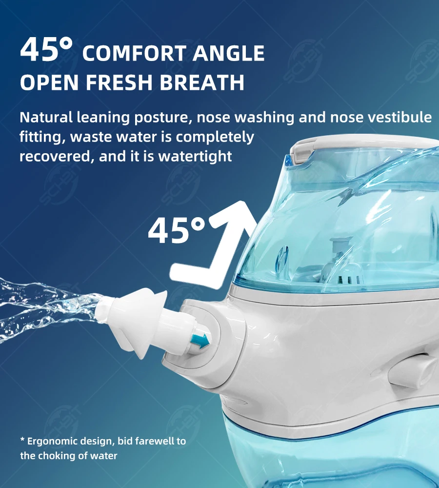 Nasal irrigator 360° clean nasal cavity nose get the dunk out Keep the nasal cavity clean and healthy electric nose cleaner