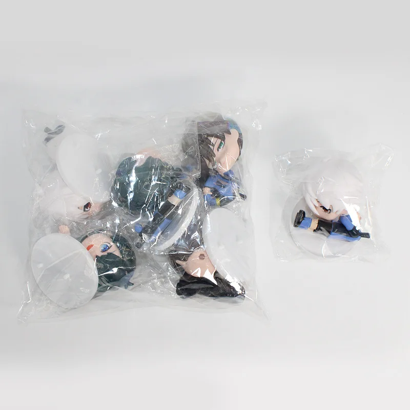 6pcs/set BLUE LOCK Isagi Yoichi Anime Figure Toys Collection Animation Model Cute Version Doll Desktop Ornaments
