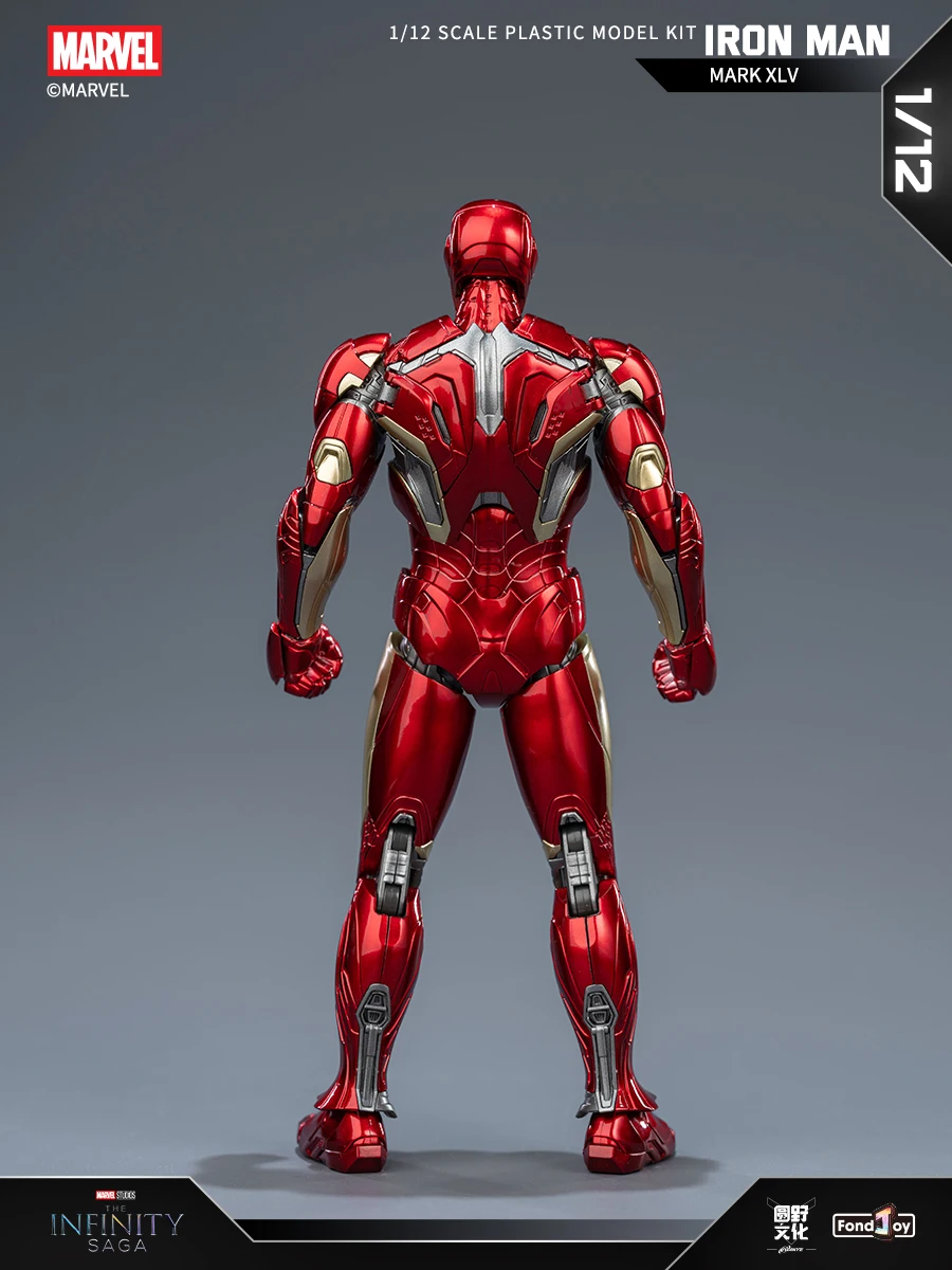 15.5CM Fondjoy Original MK45 Iron Man 1/12 Mark45 Avengers:Age of Ultron Vibranium Assembled Action Figure Collect Toy Gift