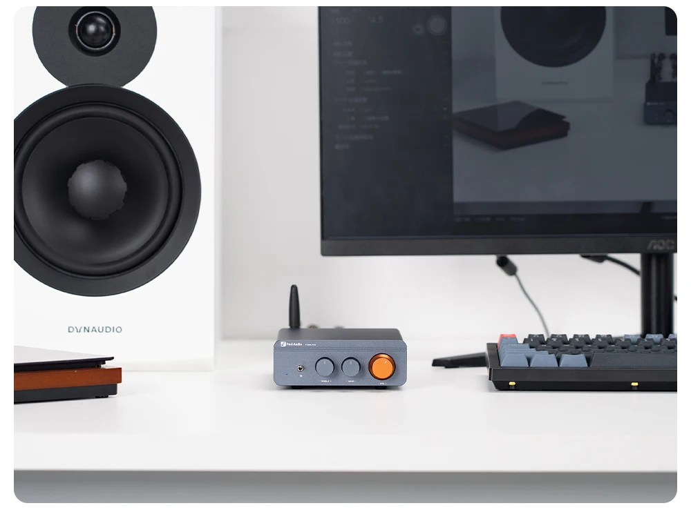 Fosi Audio BT20A Pro TPA3255 Bluetooth Sound Power Amplifier 300W X2 Mini HiFi Stereo Class D Amp Bass Treble For Home Theater