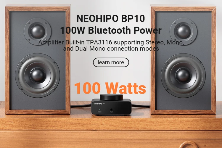 Fosi Audio BT20A Pro TPA3255 Bluetooth Sound Power Amplifier 300W X2 Mini HiFi Stereo Class D Amp Bass Treble For Home Theater