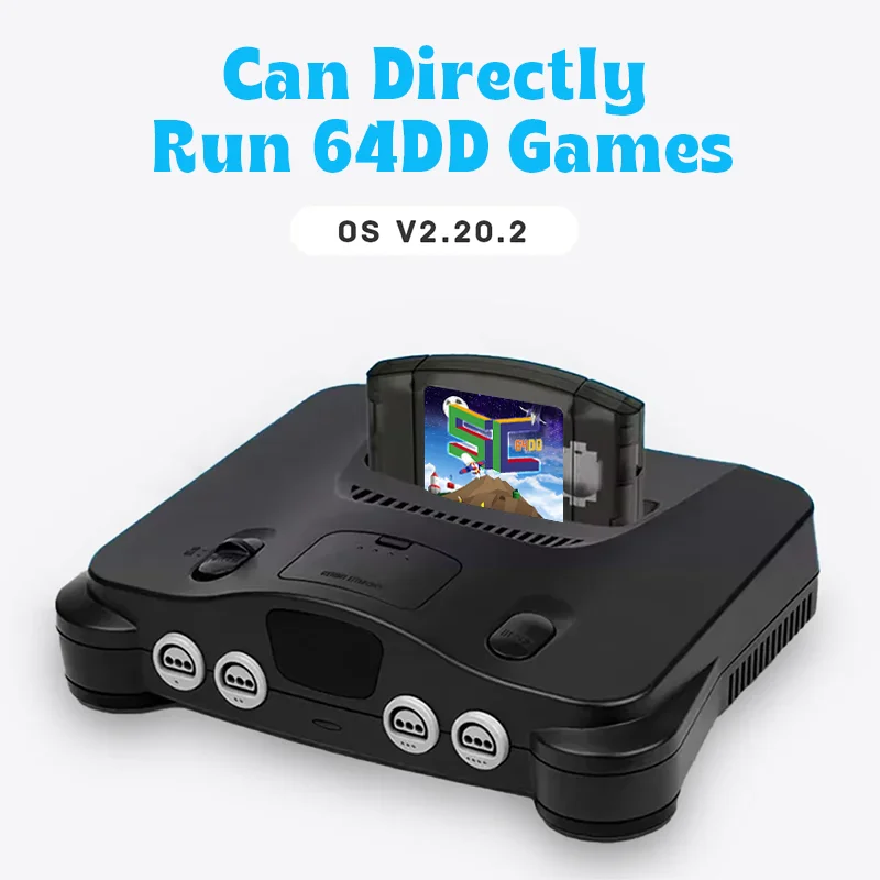 EVERGENESIS 64 Open Source N64 5000 in 1 Game Cartridge For Nintendo 64 Game Card free 32G Card Compatibility Support 64DD Games