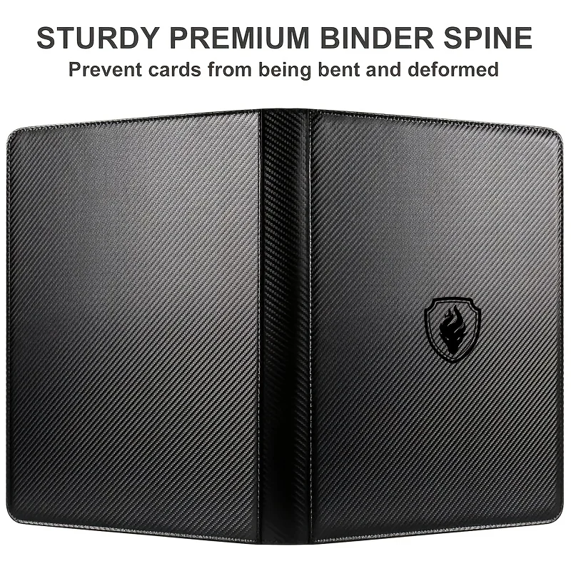 1024 Pockets Trading Card Binder, Premium 16 Pockets Card Holder Folders, Side Loading Card Album for Sport, Game Card