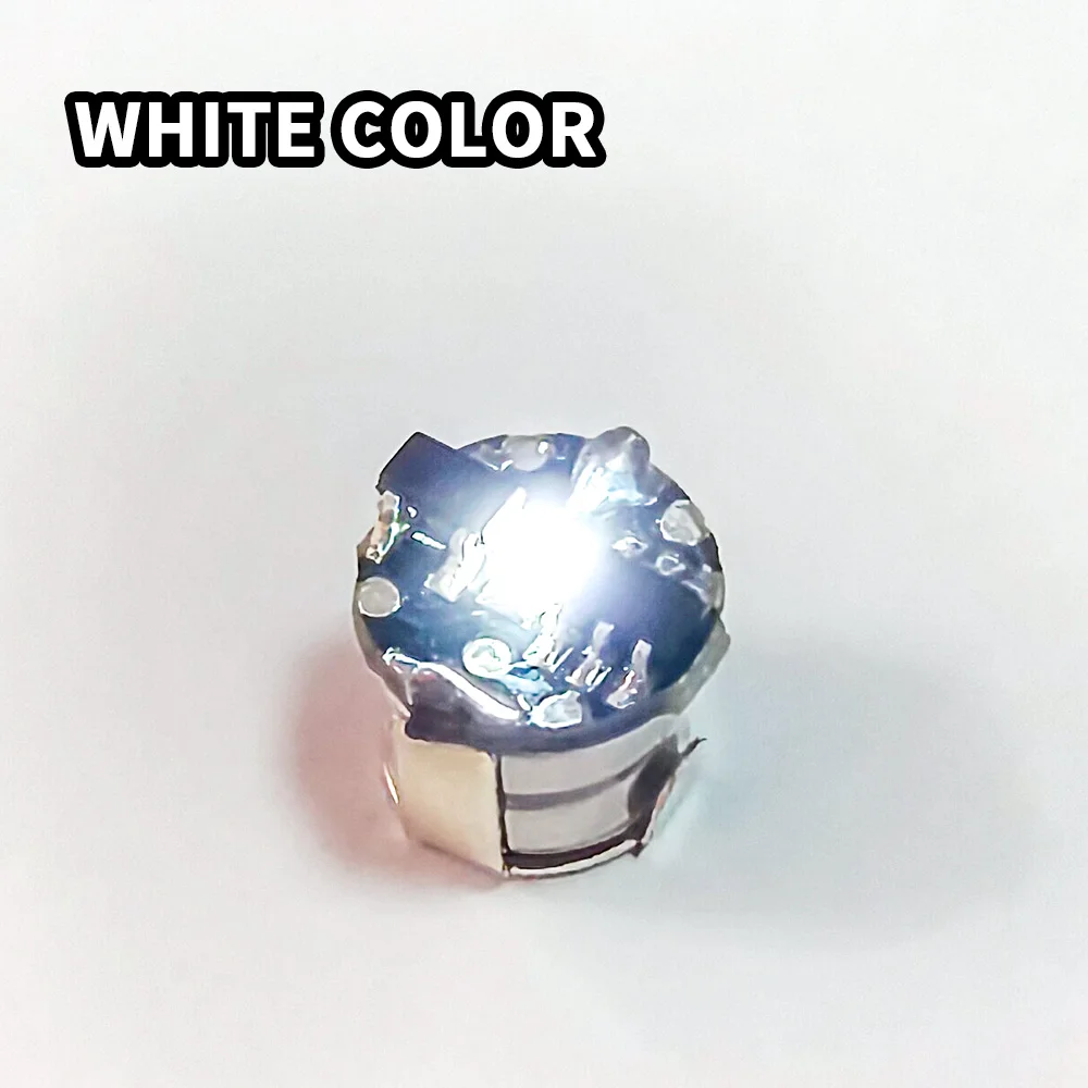10pcs Super Mini Magnetic Led Lamp Toys 7.8mm *7.1mm DIY Model Making General Model Plus Light with Batteries and 1pc Magnet