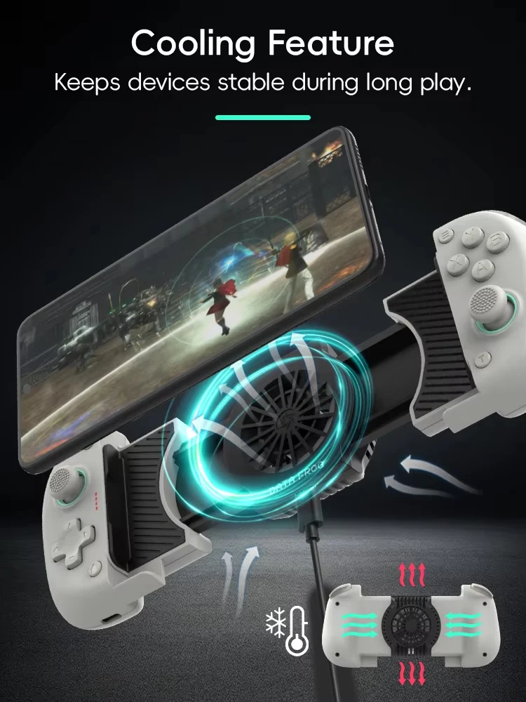 DATA FROG X3 Wireless Controller for Android Game Controller for Samsung Galaxy for PUBG Mobile