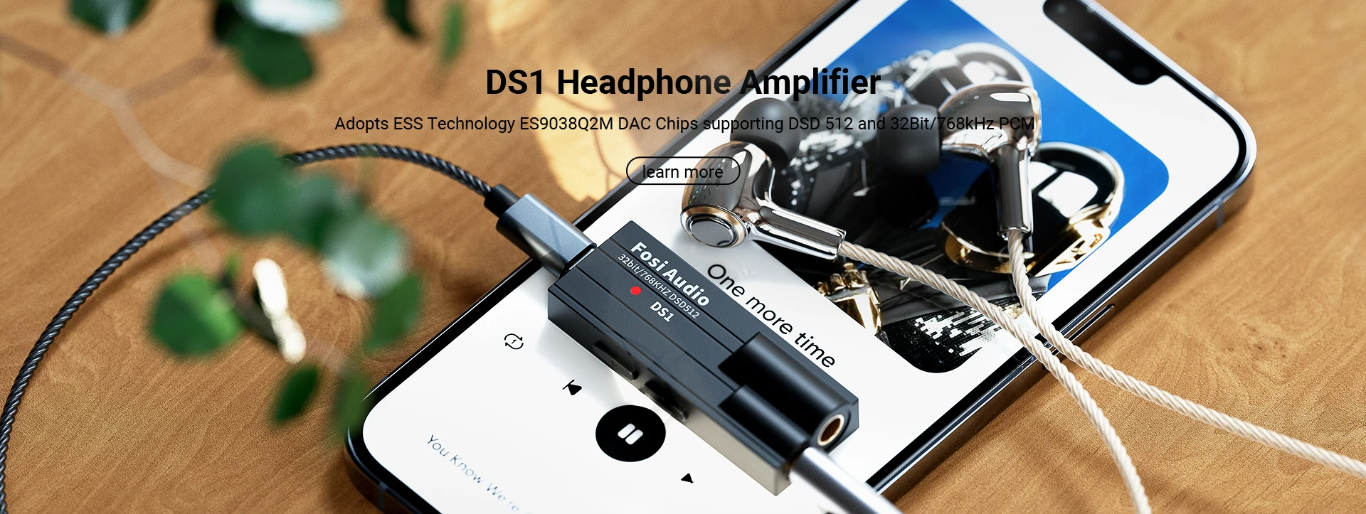 Fosi Audio SK01 Headphone Amplifier & Preamplifier 2 in 1 for Headphone Earphone, Power Amplifier, Active speakers
