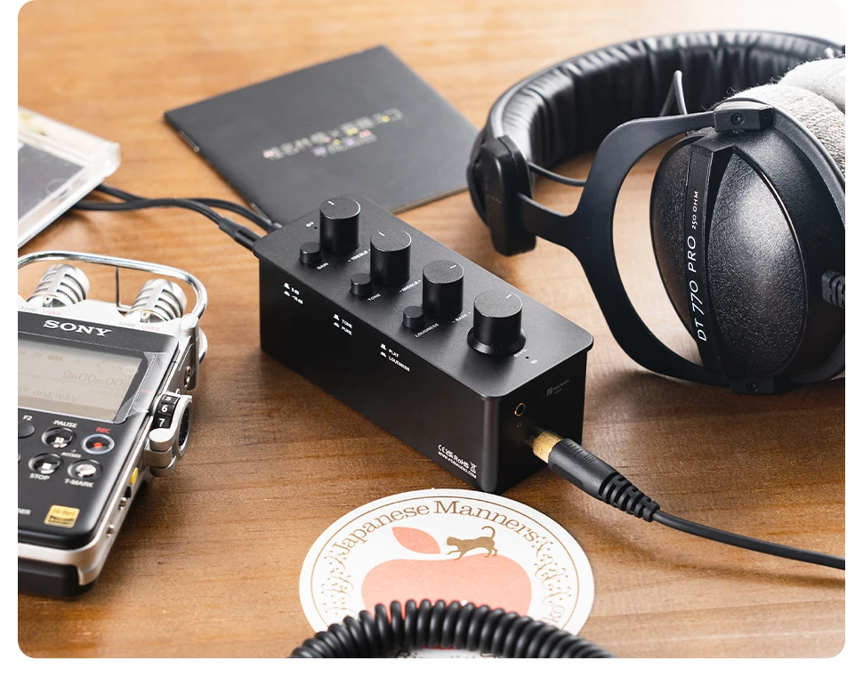 Fosi Audio SK01 Headphone Amplifier & Preamplifier 2 in 1 for Headphone Earphone, Power Amplifier, Active speakers