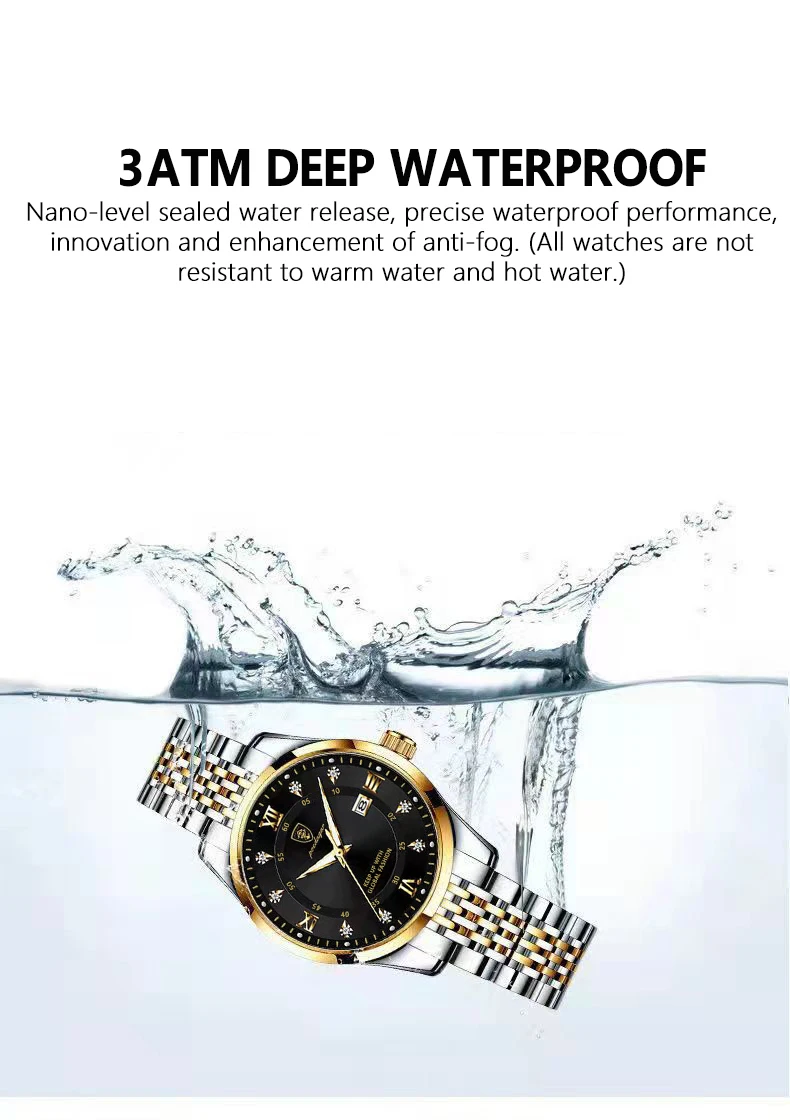 POEDAGAR Luxury Woman Watch Waterproof Stainless Steel Luminous Date Ladies Watch Fashion Simple Casual Women’s Quartz Watches
