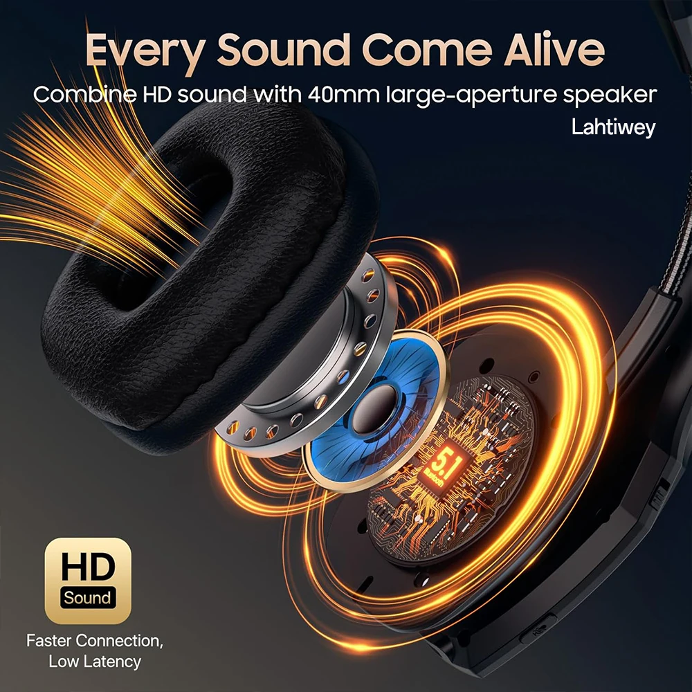 Trucker Bluetooth Headset, Wireless Headset with Mic, Bluetooth Headsets with Dual Noise Cancelling Microphone & Mute Button