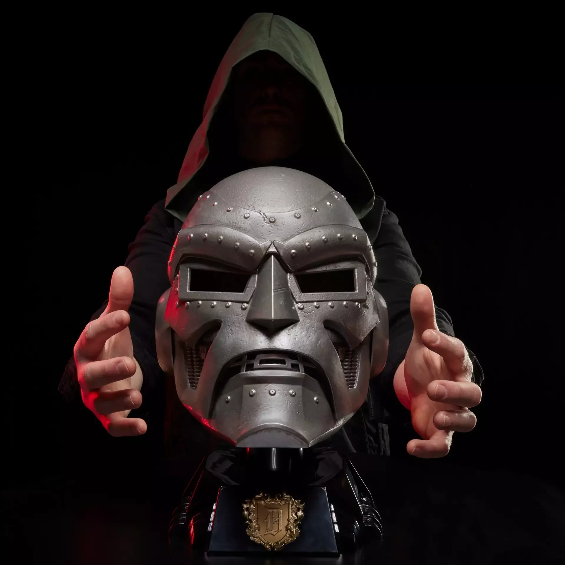 Original Hasbro Marvel Legends Series The Avengers Doctor Doom Premium Helmet Action Figures Toys Collection Gift For Adult