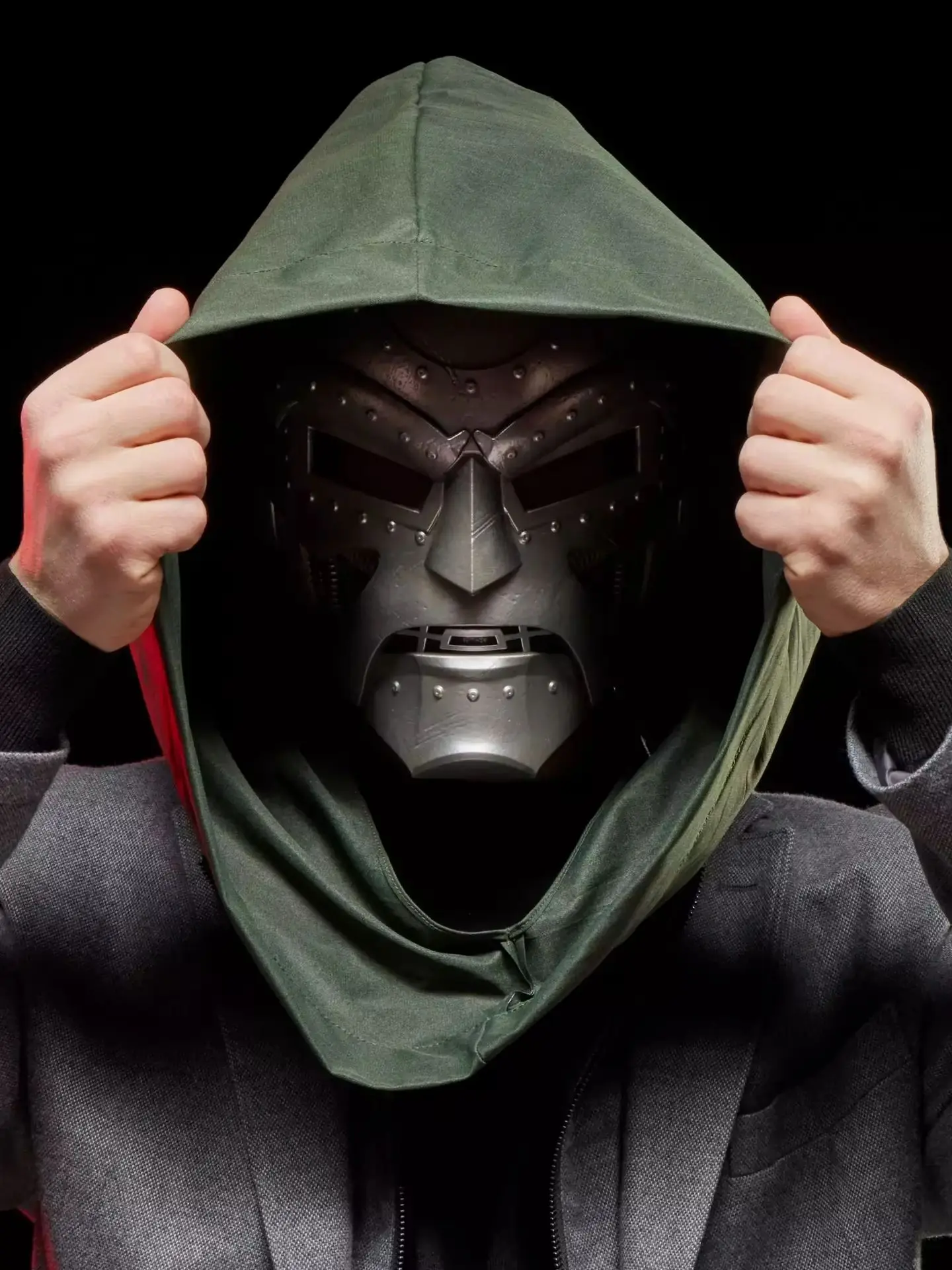 Original Hasbro Marvel Legends Series The Avengers Doctor Doom Premium Helmet Action Figures Toys Collection Gift For Adult