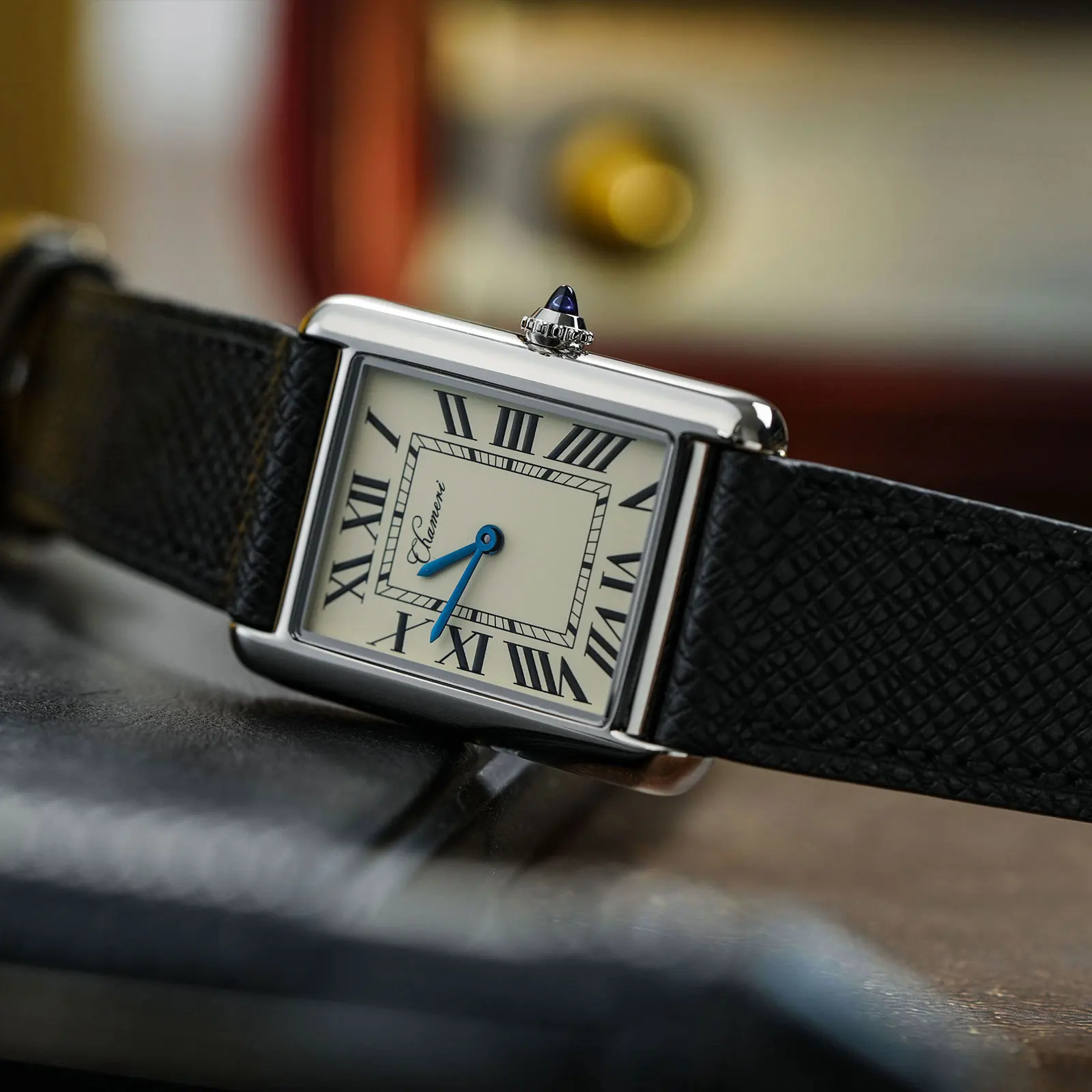 Chameri CH01 Quartz Watch Swiss Ronda 762 Quartz Movement Watches Sapphire Crystal Waterproof 50m Stainless Steel Wristwatch