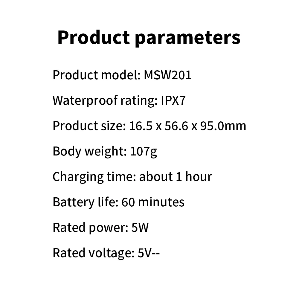 New MIJIA Electric Shaver Reciprocating Dual Blade MSW201 ,Portable IPX7 Waterproof Rechargeable Beard Trimmer Razor for Men