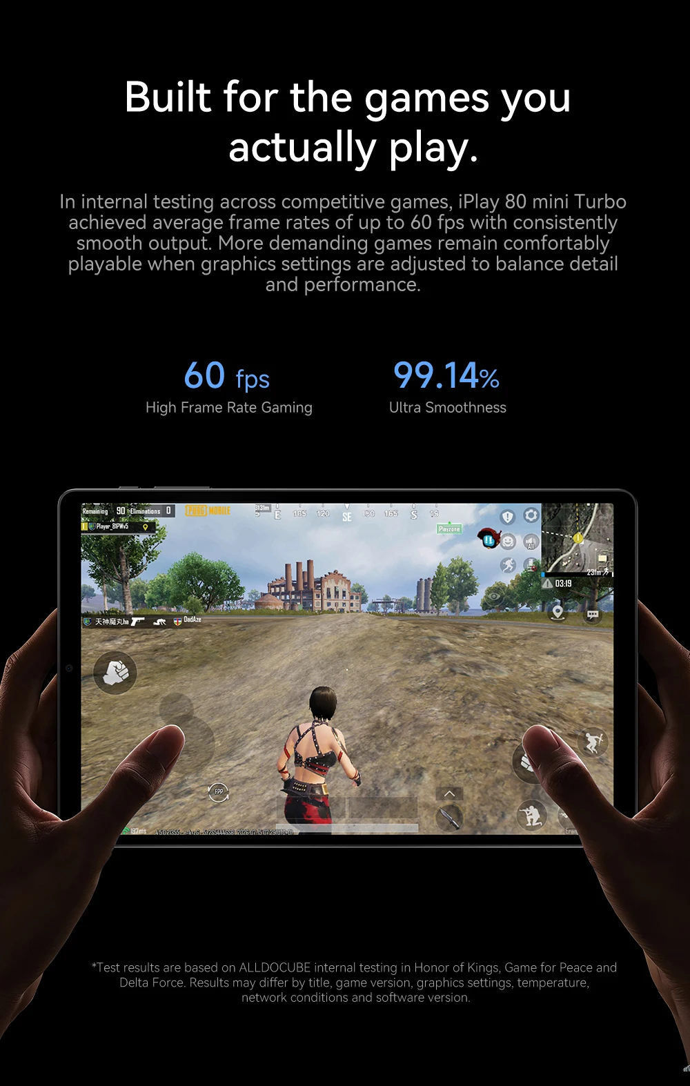 ALLDOCUBE iPlay 80 mini Turbo Tablet 8.8'' 2.5K 120Hz Dimensity 7400 16GB RAM 128GB ROM Android 16 6500mAh 4G LTE Tablet