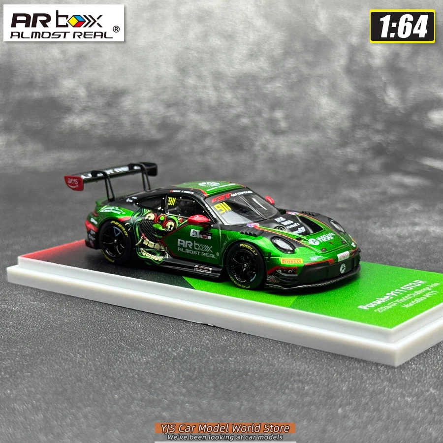 AR BOX Diecast Model 1/64 Porsche 911 GT3 R 2026 GT Car Model Stcollection