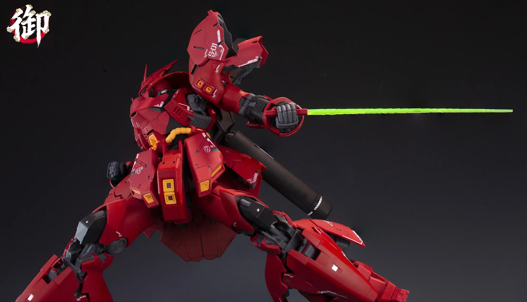 【In Stock】YUSHANFANG Model Amplified RG SAZABI Action Figures MSN-04 Anime Figure 1/100 Scale Assembly Model Kit Plastic Toys