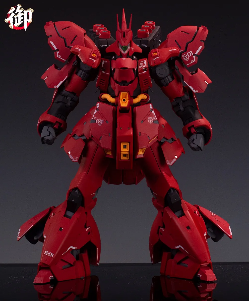 【In Stock】YUSHANFANG Model Amplified RG SAZABI Action Figures MSN-04 Anime Figure 1/100 Scale Assembly Model Kit Plastic Toys