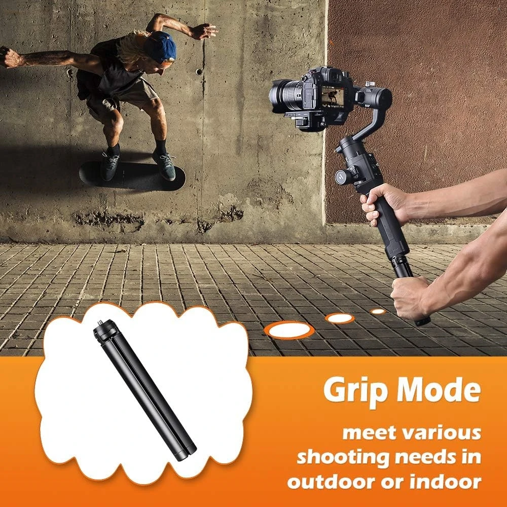 Metal Tripod Stand Camera Monopod Tabletop Handheld Photography Handle Accessories for DJI Zhiyun Feiyu DSLR Gimbal Stabilizer
