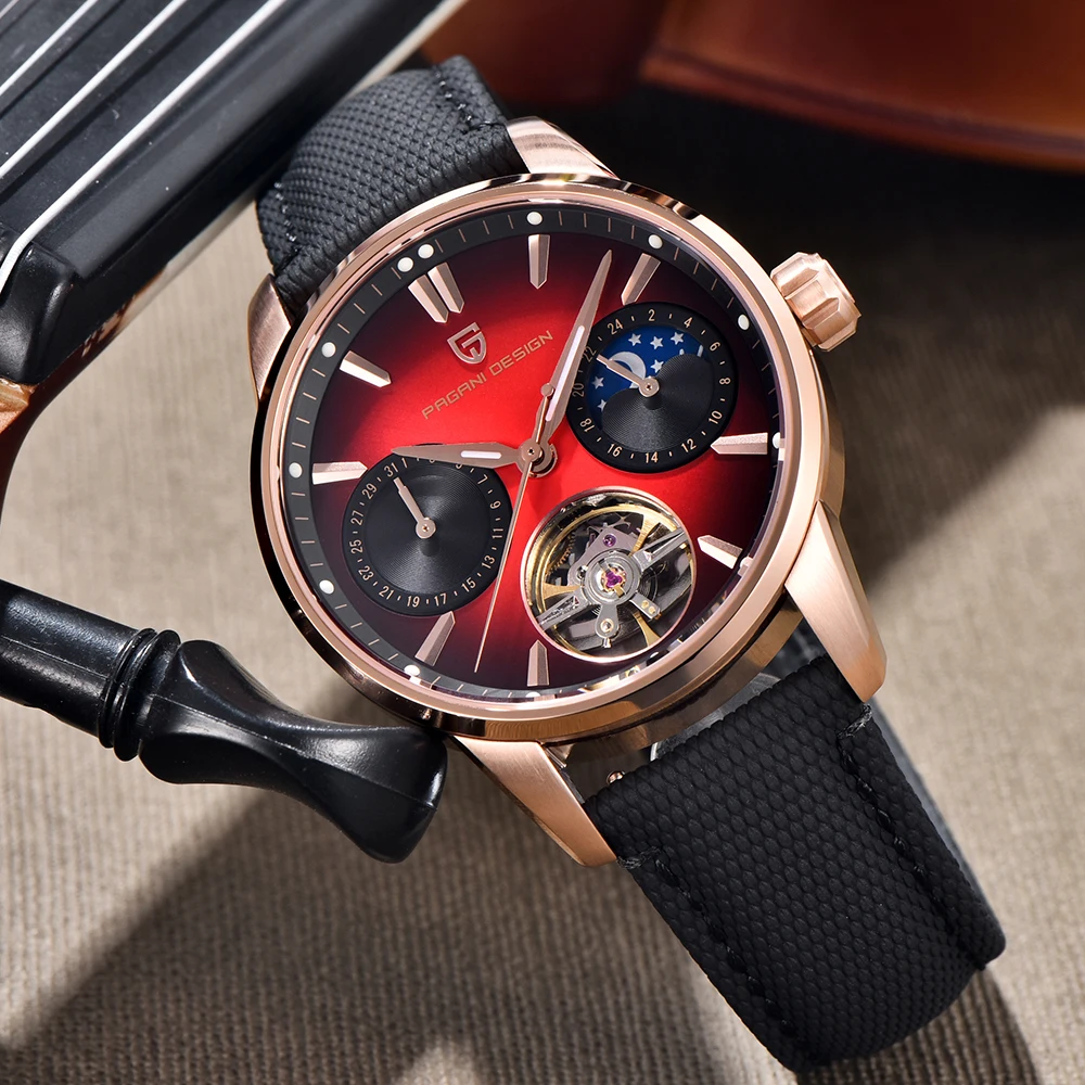 Pagani Design 2025 New 41MM Luxury Automatic Mechanical Men's Watch Stainless Steel 10bar Waterproof Pilot Watch reloj hombre