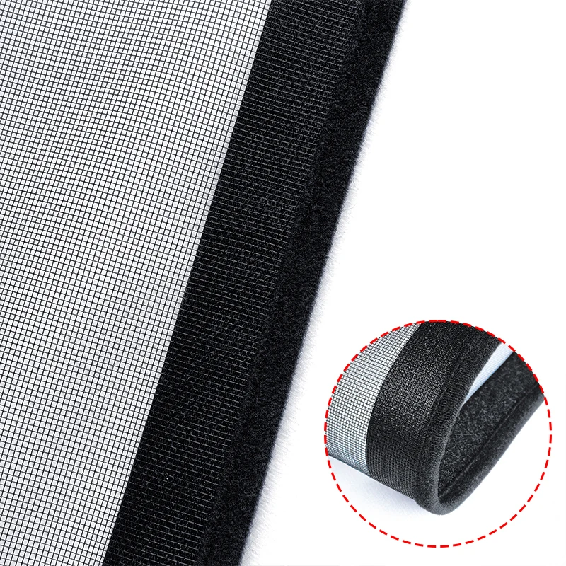 Mosquito Net for Window Screen Inward-Opening Insect Mesh Tulle Invisible Custom Size Black Fiberglass Against Mosquitoes Flies
