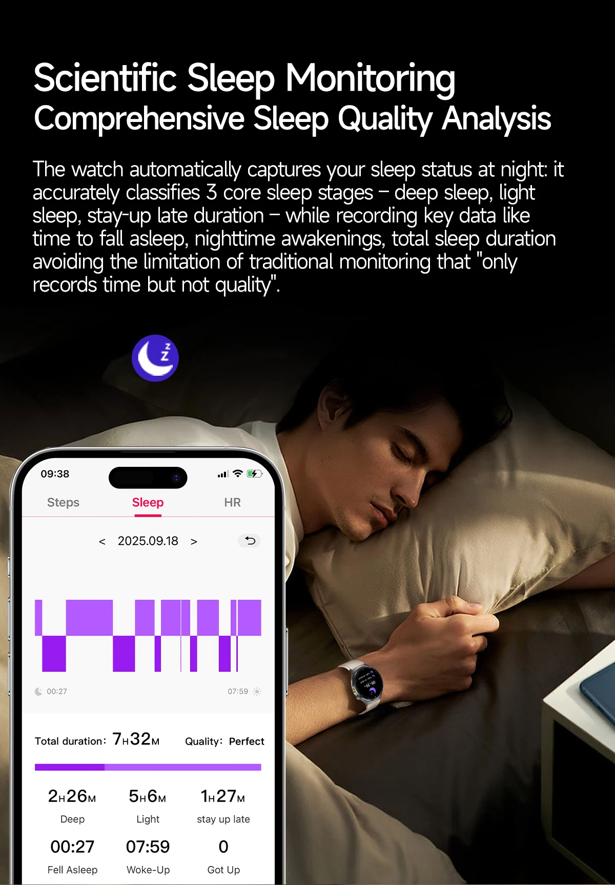 2026 New AI-Diagnosis Care Smartwatch ECG+PPG Accurate Uric Acid Blood Pressure Body Fat Five Organ Fitness Waterproof Smartwatc