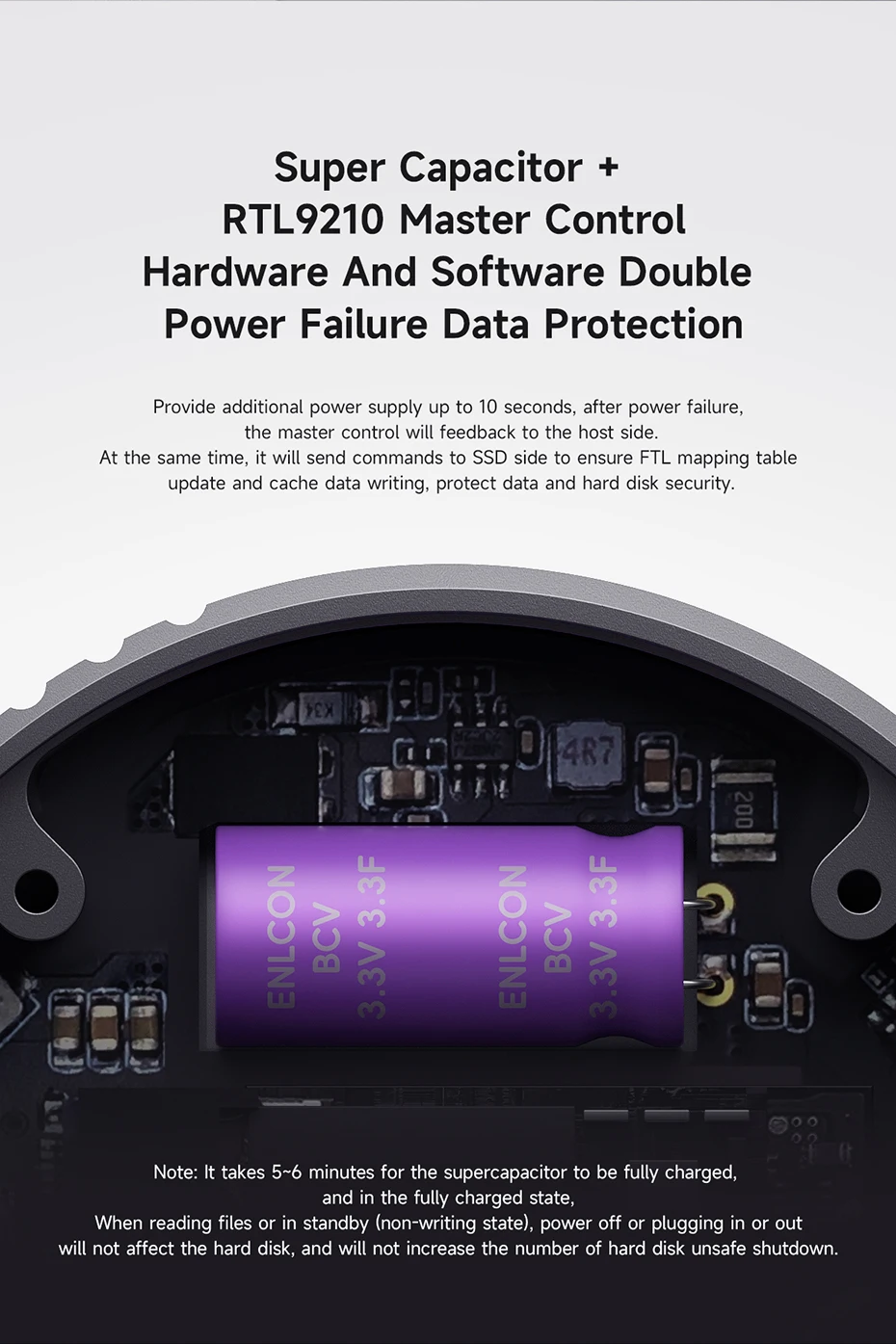 Hagibis Magnetic M.2 2230 NVMe SSD Enclosure SSD Case USB C 3.2 Gen2 to NVMe PCI-E for iPhone 16 Pro 17 ProRes Magsafe MacBook