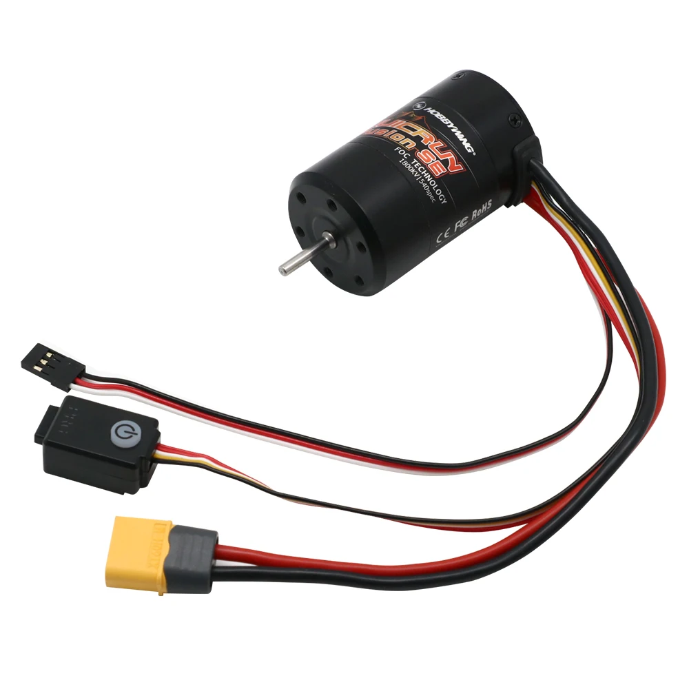 Hobbywing QuicRun Fusion SE 1200KV / 1800KV Sensored Brushless Motor Built In 40A ESC 2 in 1 Waterproof For 1/10 1/8 RC Car Part