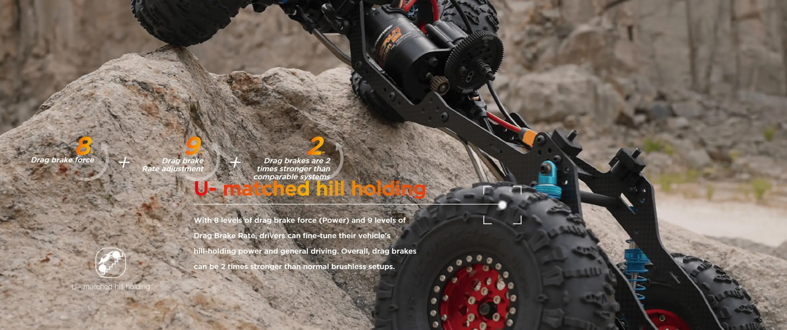 Hobbywing QuicRun Fusion SE 1200KV / 1800KV Sensored Brushless Motor Built In 40A ESC 2 in 1 Waterproof For 1/10 1/8 RC Car Part